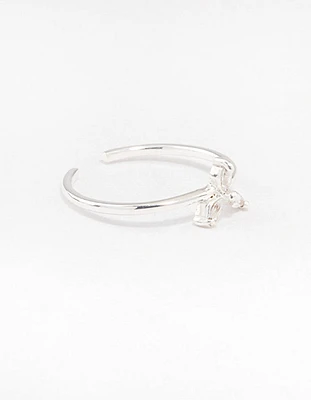 Sterling Silver Trio Marquise Ring