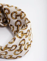 Chain Link Print Scarf