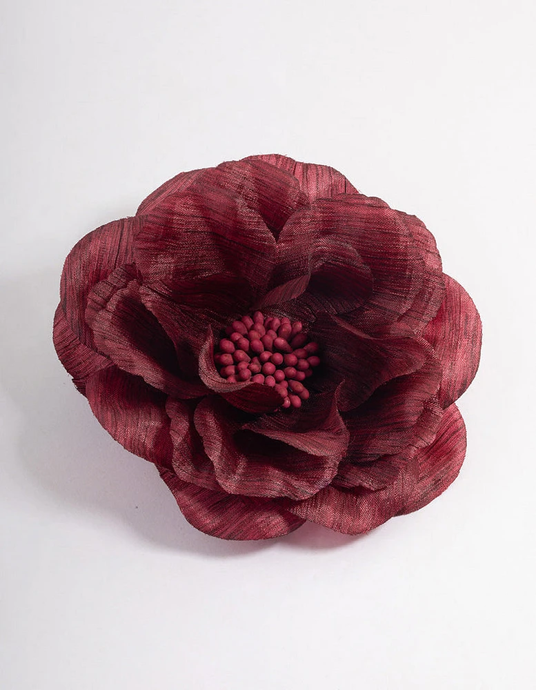 Fabric Texture Flower Corsage
