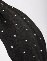 Fabric Velvet Diamante Headband