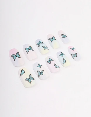 Butterfly Ombre Press On Nails