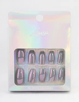 Lilac Glazed Press On Nails
