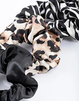 Fabric Wide Stone Animal Scrunchie Pack