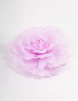 Pink Fabric Large Flower Corsage