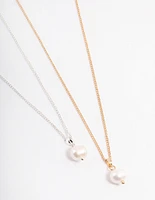 Freshwater Pearl Bestie Necklace Pack