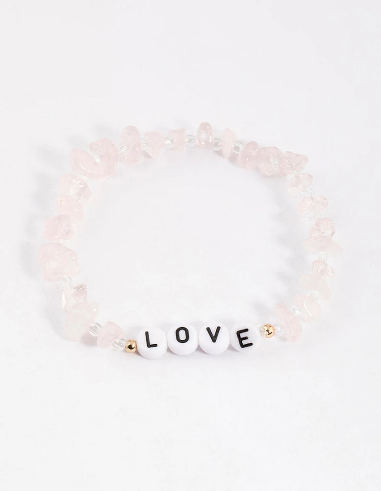 Rose Quartz Love Bracelet