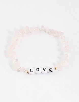 Rose Quartz Love Bracelet