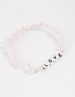 Rose Quartz Love Bracelet