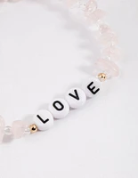 Rose Quartz Love Bracelet