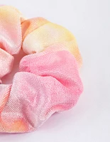 Rainbow Tie Dye Hair Scrunchie