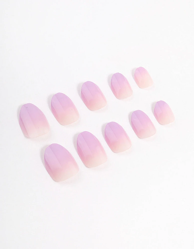 Tweens Pink & Lilac Gradient Press On Nails