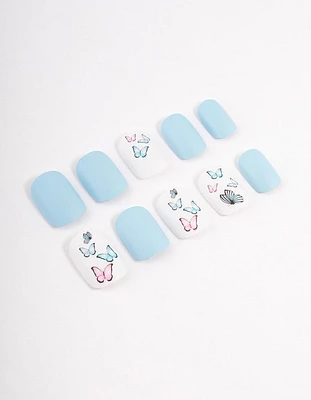 Tweens & Butterfly Press On Nails