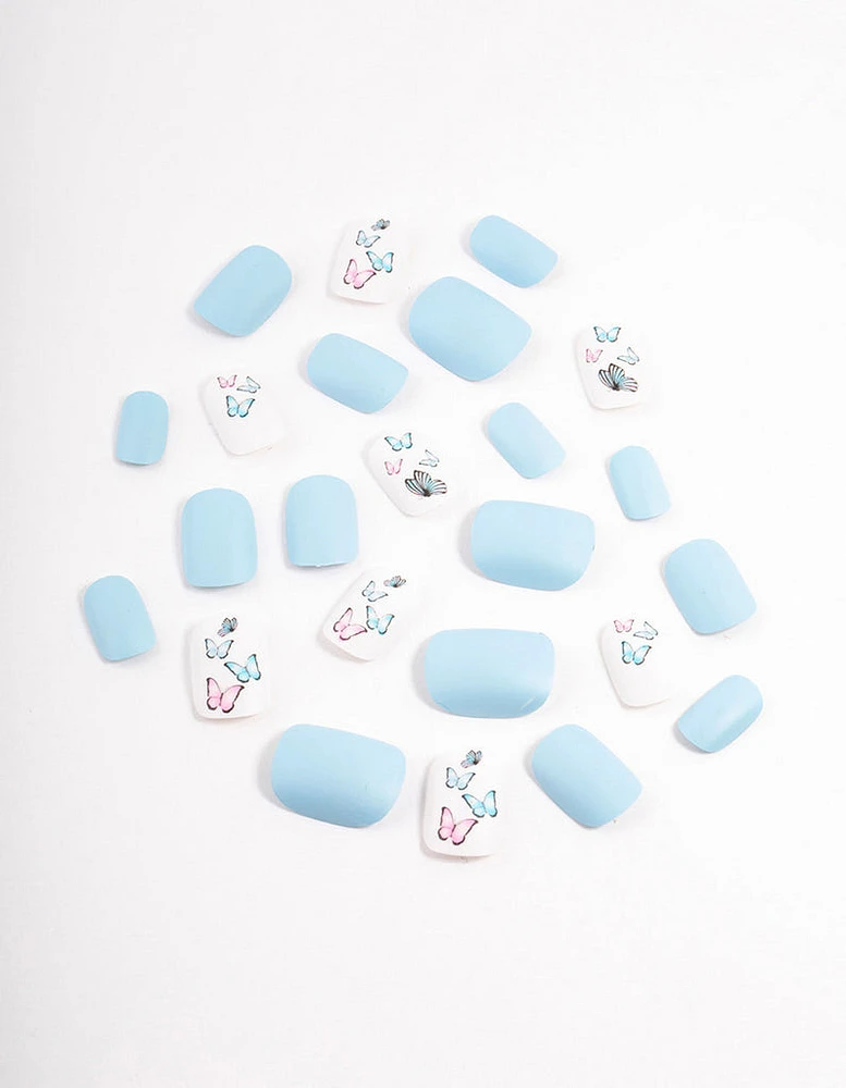 Tweens & Butterfly Press On Nails