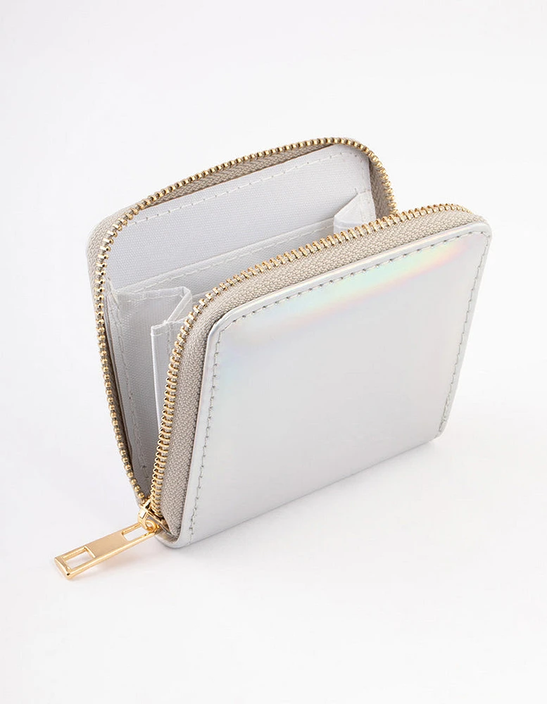 Silver Metallic Purse