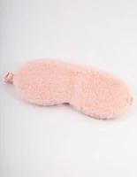 Blush Fluffy Eye Mask