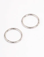 Surgical Steel Fine Sleeper Earrings 8mm