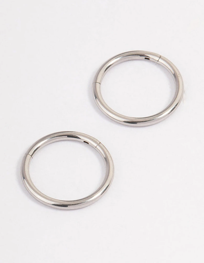 Surgical Steel Sleeper Earrings 10mm