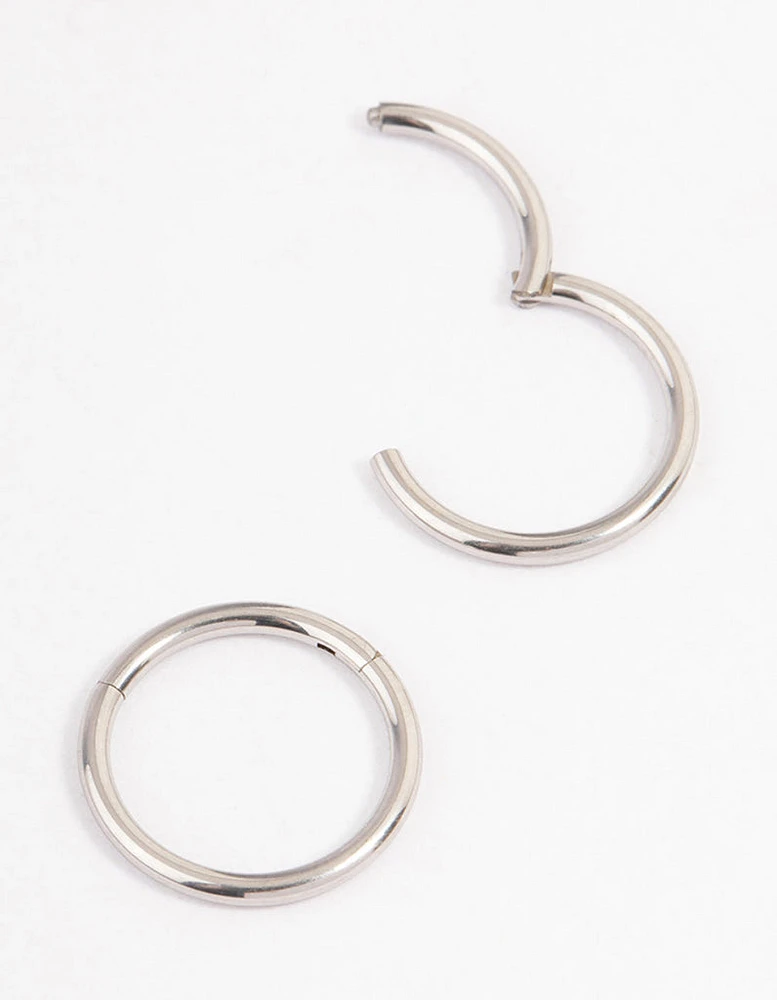 Surgical Steel Sleeper Earrings 10mm