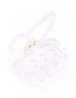Pearl Clear Butterfly Claw Clip
