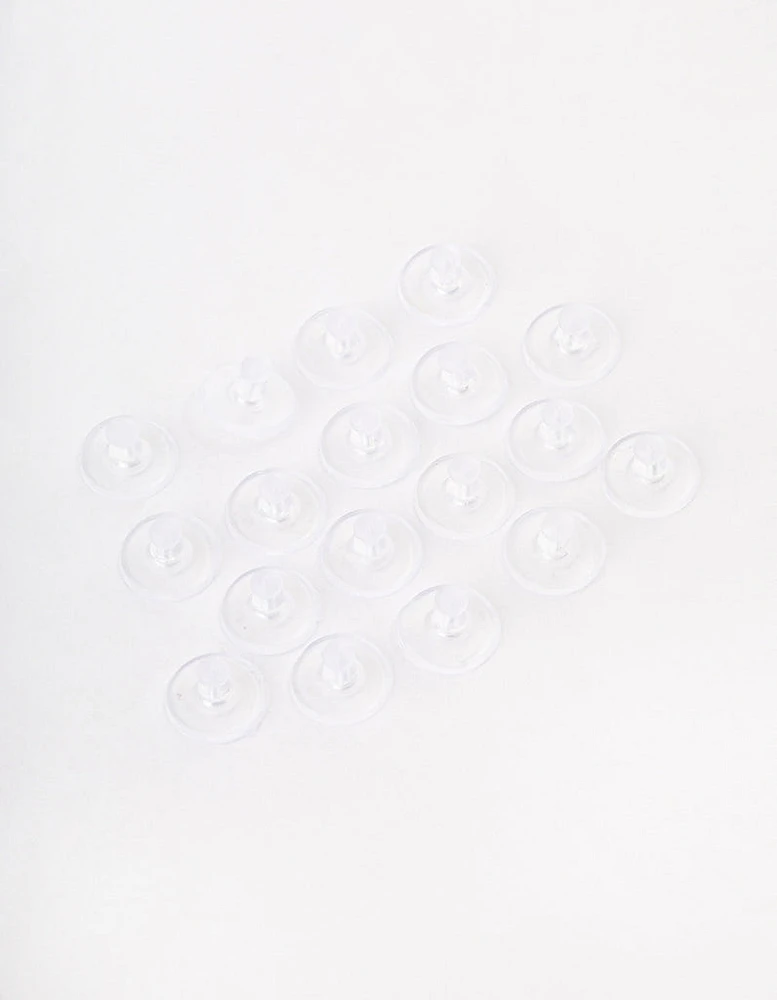 Clear Silicone Supportive Earring Backs