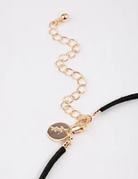 Gold Outline Heart Necklace