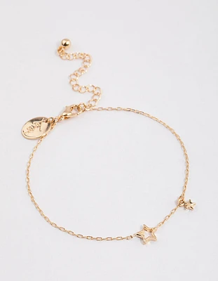 Gold Celestial Star Bracelet
