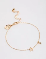 Gold Celestial Star Bracelet