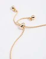 Gold Triple Mini Heart Bracelet