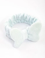 Butterfly Pastel Blue Fluffy Headband