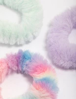 Pastel Mixed Fluffy Hair Scrunchie Pack