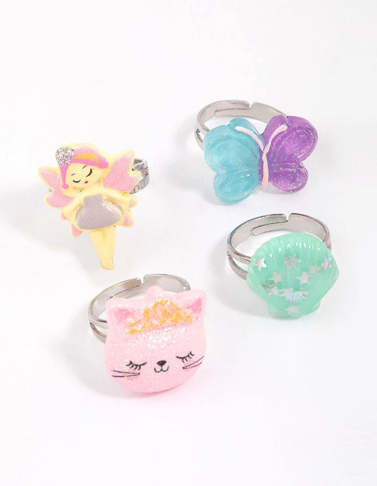 Kids Unicorn Sweet Ring 6-Pack