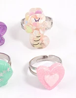 Kids Unicorn Sweet Ring 6-Pack