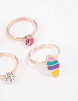 Kids Candy Sweet Ring 6-Pack