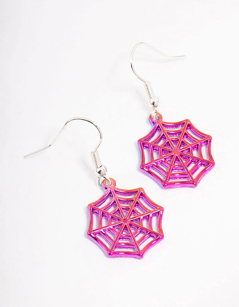 Spiderweb Drop Earrings