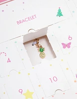 Kids Tropical Christmas Charm Bracelet 12 Days of Christmas Advent Calendar