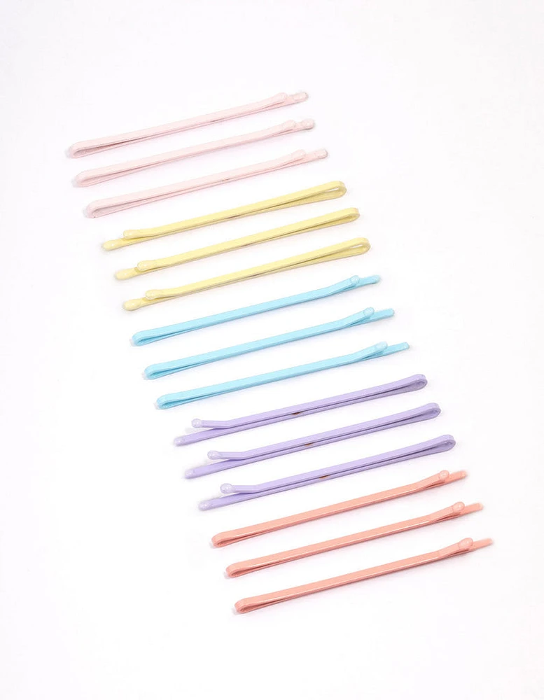 Kids Pastel Hair Pin 15-Pack