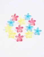 Kids Hawaiian Flower Mini Hair Claw Clips