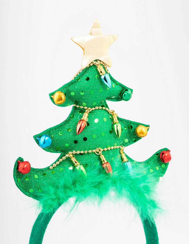 Kids Christmas Tree Headband