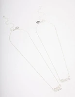 Silver Plated Angel Number '333' Necklace Pack