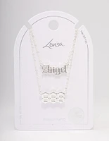 Silver Plated Angel Number '888' Necklace Pack