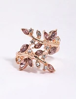 Rose Gold Vine Wrapped Ring