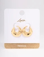 Gold Plated Small Hoop Earrings