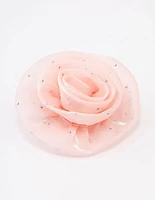 Diamante Rosette Brooch & Hair Clip