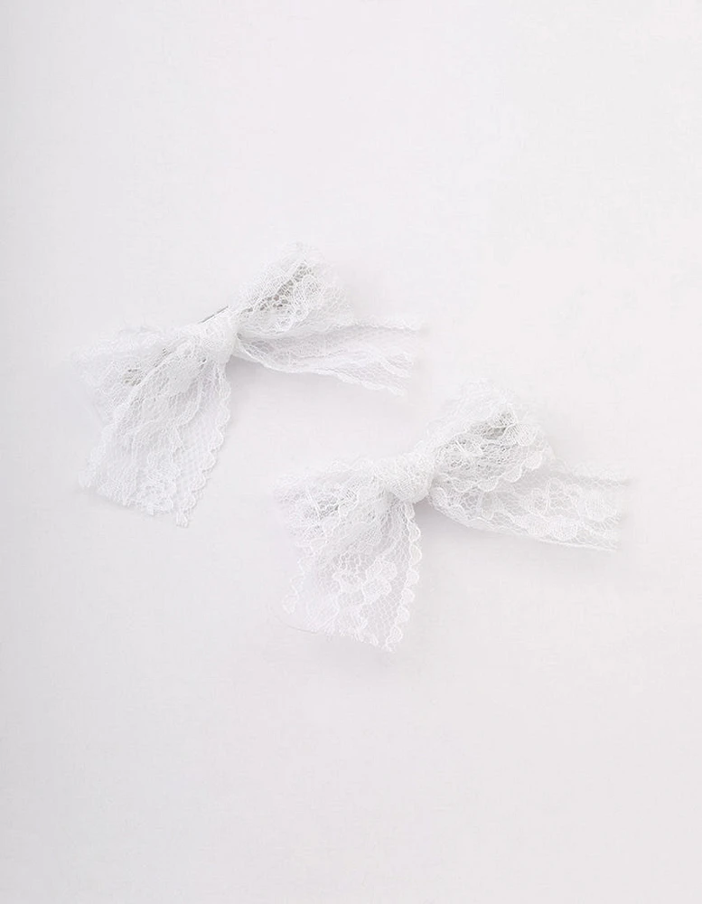 Lace Hair Bow Pack