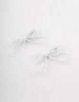 Lace Hair Bow Pack
