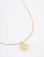 Gold Plated Angel Pendant Necklace