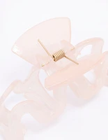 Blush Wavy Hair Claw Clip