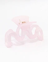 Lilac Wavy Hair Claw Clip