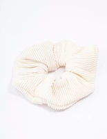 Ribbed Hair Scrunchie