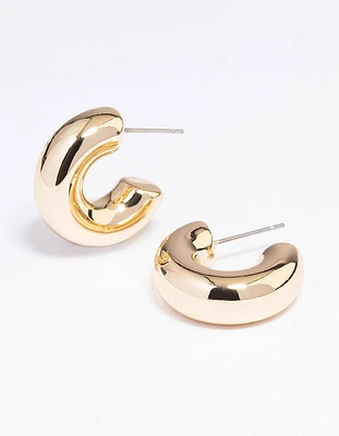 Gold Plated Small Hoop Earrings